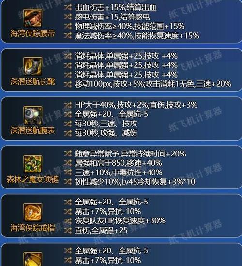 dnf装备搭配技巧有哪些？