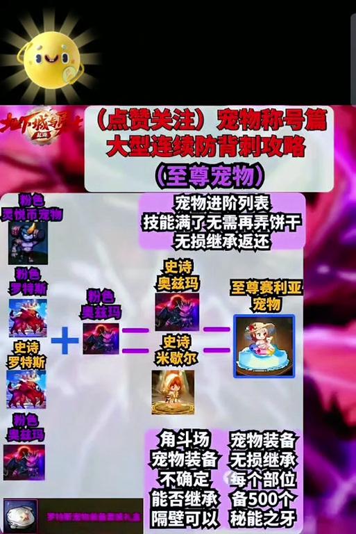 地下城宠物升级的最快方法是什么？