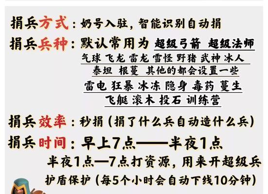 《部落冲突中的捐兵技巧》（了解如何高效捐兵）