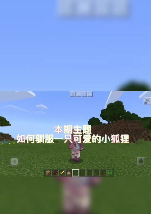 我的世界中如何驯服狐狸？驯服狐狸的步骤是什么？