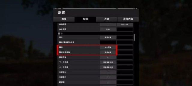 绝地求生开镜模式调整方法？